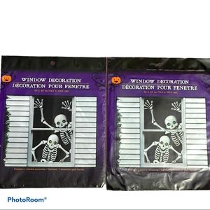 2~Skeleton Window Decoration 30” x 48”